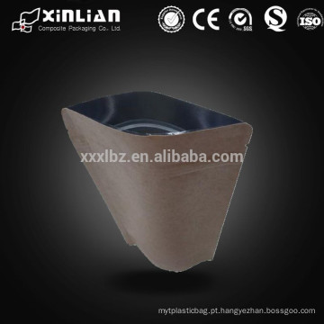 Alibaba China fornecedor personalizado impresso Eco-friendly folha de alumínio Kraft Paper Bag / saco de embalagem de alimentos